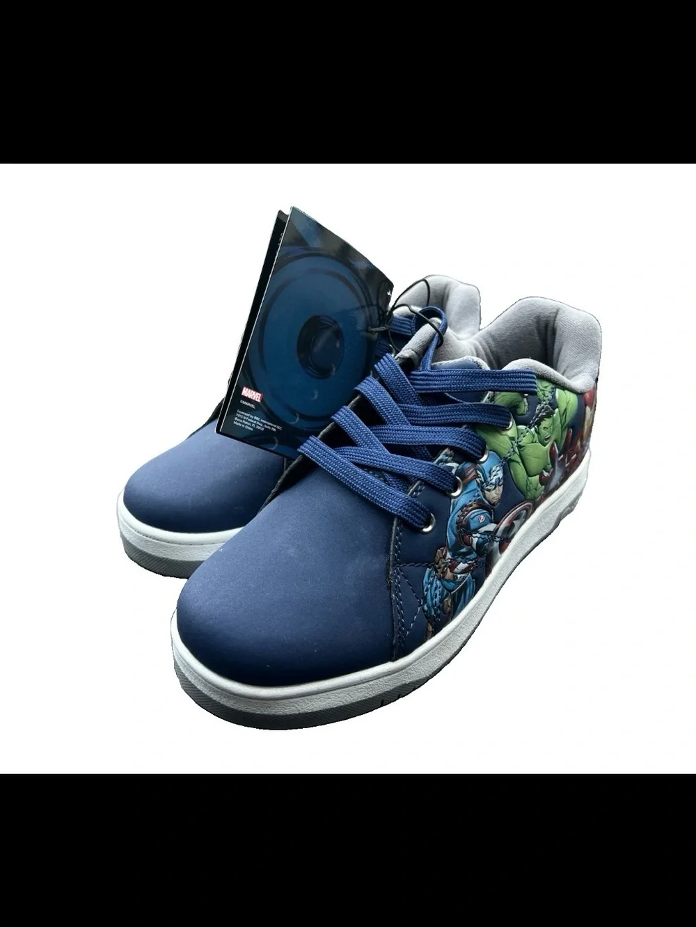 Heelys Marvel Avengers Skate Shoes HES10506 Iron Man Navy Blue Youth Size6